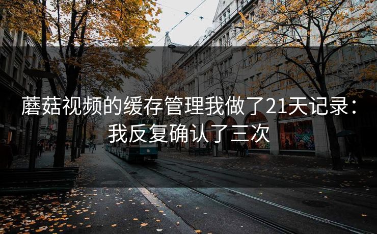 蘑菇视频的缓存管理我做了21天记录:我反复确认了三次-第1张图片-蘑菇影视官网 - 热门影视短视频一站式平台 蘑菇视频的缓存管理我做了21天记录:我反复确认了三次-第1张图片-蘑菇影视官网 - 热门影视短视频一站式平台