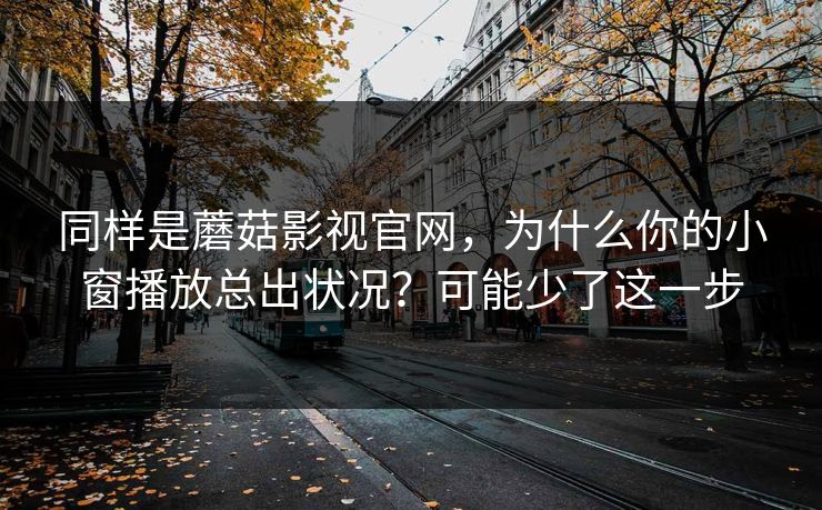 同样是蘑菇影视官网，为什么你的小窗播放总出状况？可能少了这一步-第1张图片-蘑菇影视官网 - 热门影视短视频一站式平台